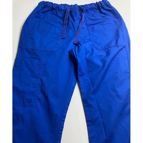 Core Flex Pocket Pants Uniforms Womens Blue Size Small - Picture 3 of 6